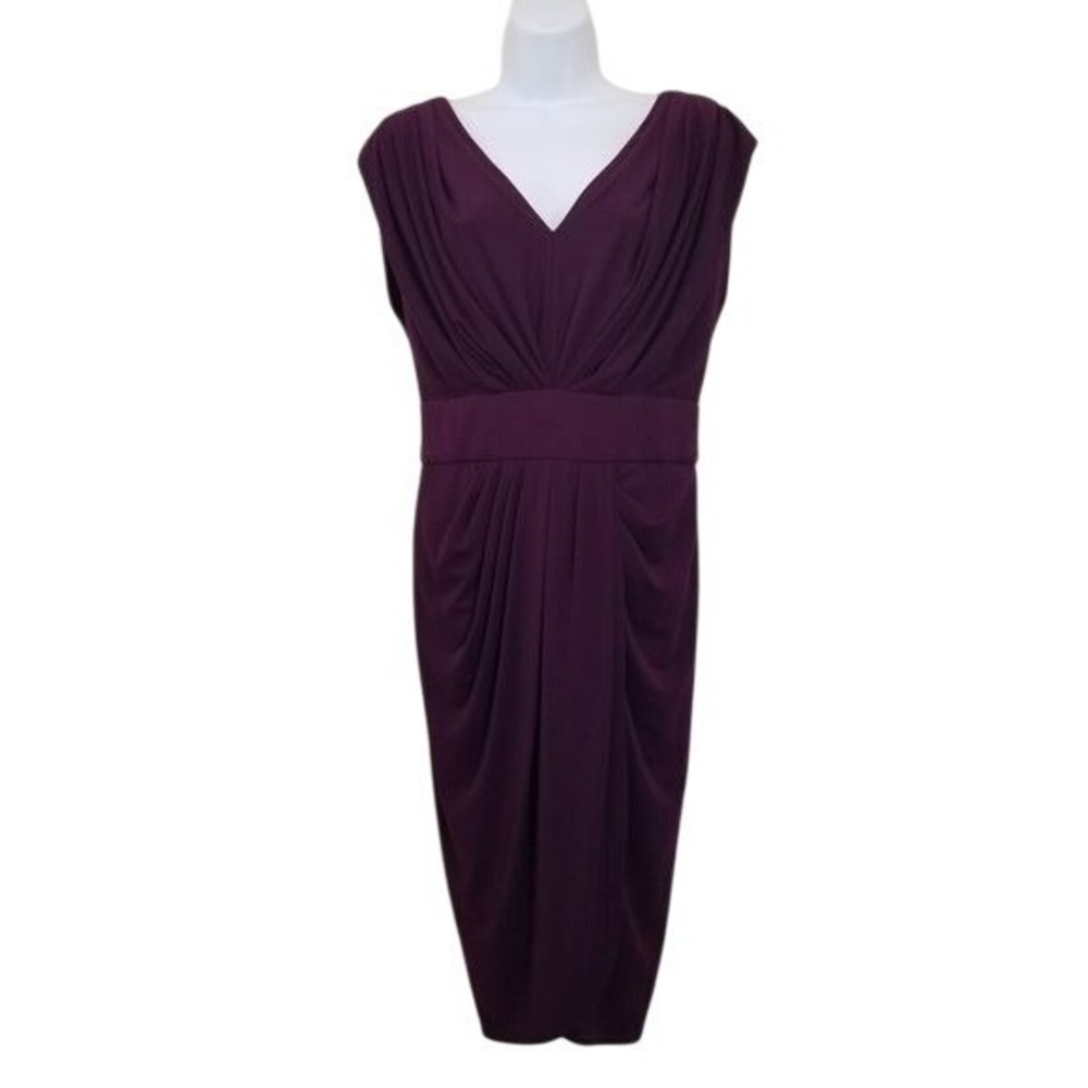 Suzi Chin Maggy Boutique Dress 4 Eggplant‎ Purple Formal Prom Wedding Coquette